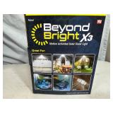New Beyond Bright X3 Solar Powered Floodlight