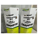 2 New Wasp, Carpenter Bee, Mud Dauber Trapstik