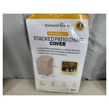 New Backyard Basics Stacked Patio Chair Cover