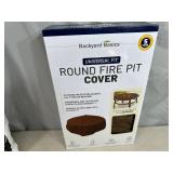 New Backyard Basics Round Fire Pit Cover