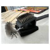 New BBQ Grill Topper, Grill Brush, 400 Bamboo Wood Skewers