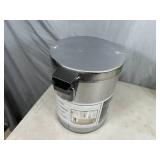 New 5 Liter Stainless Steel Step Trash Can
