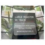 New Large Roaster Pan with Removable Rack