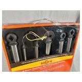 New 5 pc Stainless Steel BBQ Tool Set