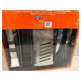 New 5 pc Stainless Steel BBQ Tool Set