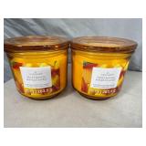 2 New Sweet Mango Scented Candles