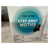 3 New Boxes of Earthkind Stay Away Moths Deterrent Packets