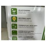 New Alpine Solar Lantern Garden Flag Pole - No Flag Included