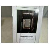 New Alpine Solar Lantern Garden Flag Pole - No Flag Included