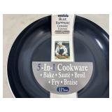 New 5 in 1 Blue Sapphire Ceramic Coated 11 inch Frying Pan