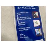 New 3 x 5 ft American Flag with Pole and Bracket