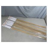 48 New Wood Marshmallow Campfire Sticks