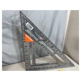 2 New Swanson Aluminum Speed Squares - 12 inch and 7 inch