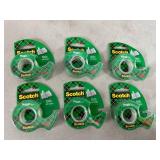 6 New Rolls of 3M Scotch Magic Tape