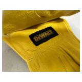 New Pair of Dewalt Premium Leather Driver / Work Gloves