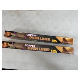 4 New Copper Oven / Grill Liners