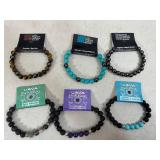 6 New Lava, Magnetic Bracelets