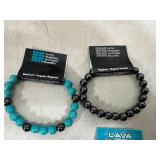 6 New Lava, Magnetic Bracelets