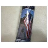 New American Flag with Spinning Aluminum Pole