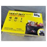 New Box of Contractor Grade 42 Gallon Trash Bags