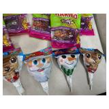 Large Lot of Candy, Haribo Gummy Candy, Blow Pops, Etc
