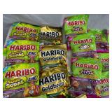 Large Lot of Candy, Haribo Gummy Candy, Blow Pops, Etc