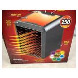 New Handy Heater Pure Warmth Ceramic Space Heater with LED Lights
