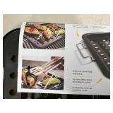 New Grill Pro Porcelain Steel Flat Grill Topper Pan