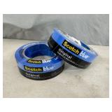 2 New Rolls of Scotch Blue Painters Tape - 1.41 inch