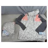 2 New Youth Long Sleeve Hooded Shirts - Size XL - 16