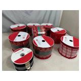 9 New Rolls of Craft / Decorative Wired Ribbon $173 retail