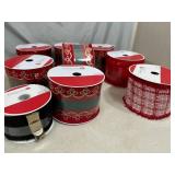 9 New Rolls of Craft / Decorative Wired Ribbon $173 retail