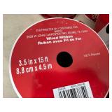 9 New Rolls of Craft / Decorative Wired Ribbon $173 retail