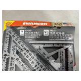 New Swanson 2 pc Speed Square Set - 7 inch and 4 1/2 inch.