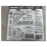 New Swanson 2 pc Speed Square Set - 7 inch and 4 1/2 inch.