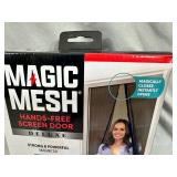 New Magic Mesh Hands-Free Magnetic Screen Door - Deluxe
