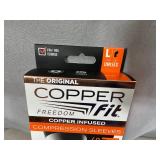 New Copper Fit Knee Compression Sleeve - Large