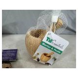 New Bamboo Utensil Set, Mortar and Pestle, Salad Hands