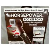 New Horsepower Pocket Pony Cordless Power Scrubber