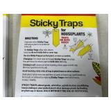 6 New Packs of Sticky Traps for Planters to Catch Small Bugs and Gnats