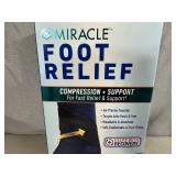 New Miracle Foot Relief Compression and Support Brace