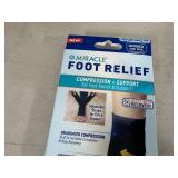 New Miracle Foot Relief Compression and Support Brace