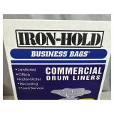 New Box of 55 Gallon Drum Liner Trash Bags