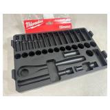 Unused Milwaukee Packout Ratchet and Socket Storage Tray