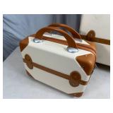 Used Once Suitcase and New Under the Seat Bag