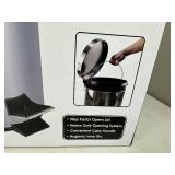 New 20 Liter Stainless Steel Trash Can - Step Style