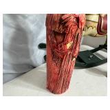 Vintage Hair Spray Cover, Wooden Rocking Horse, Betty Boop