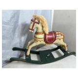 Vintage Hair Spray Cover, Wooden Rocking Horse, Betty Boop