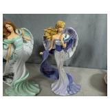 Thomas Kinkade Wings of Remembrance Memorial Angels and Amazing Grace Angel