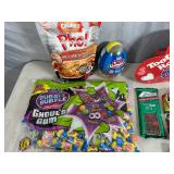 Assorted Candy, Soup Mixes, Dubble Bubble, Cotton Candy, Tootsie Pops, and More